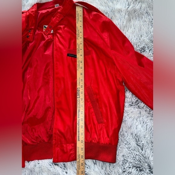 VINTAGE Members Only Red Jacket Size 46 - Picture 14 of 14
